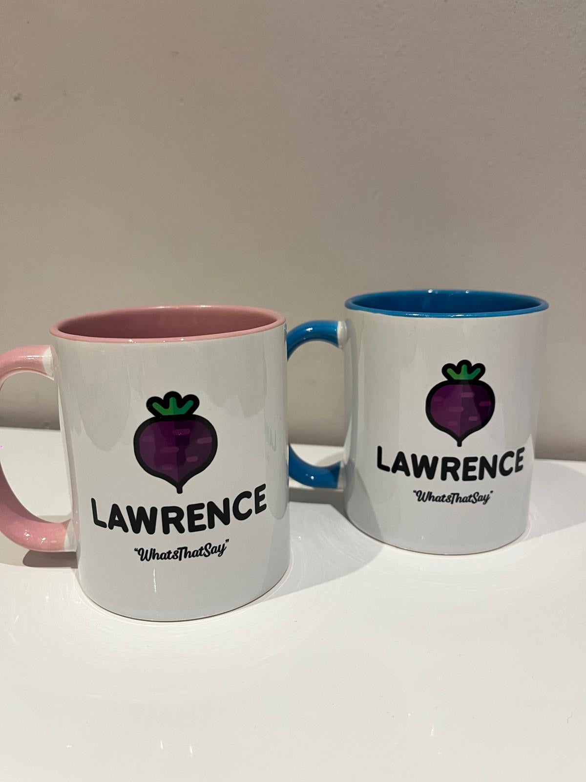 Pink Lawrence Mug