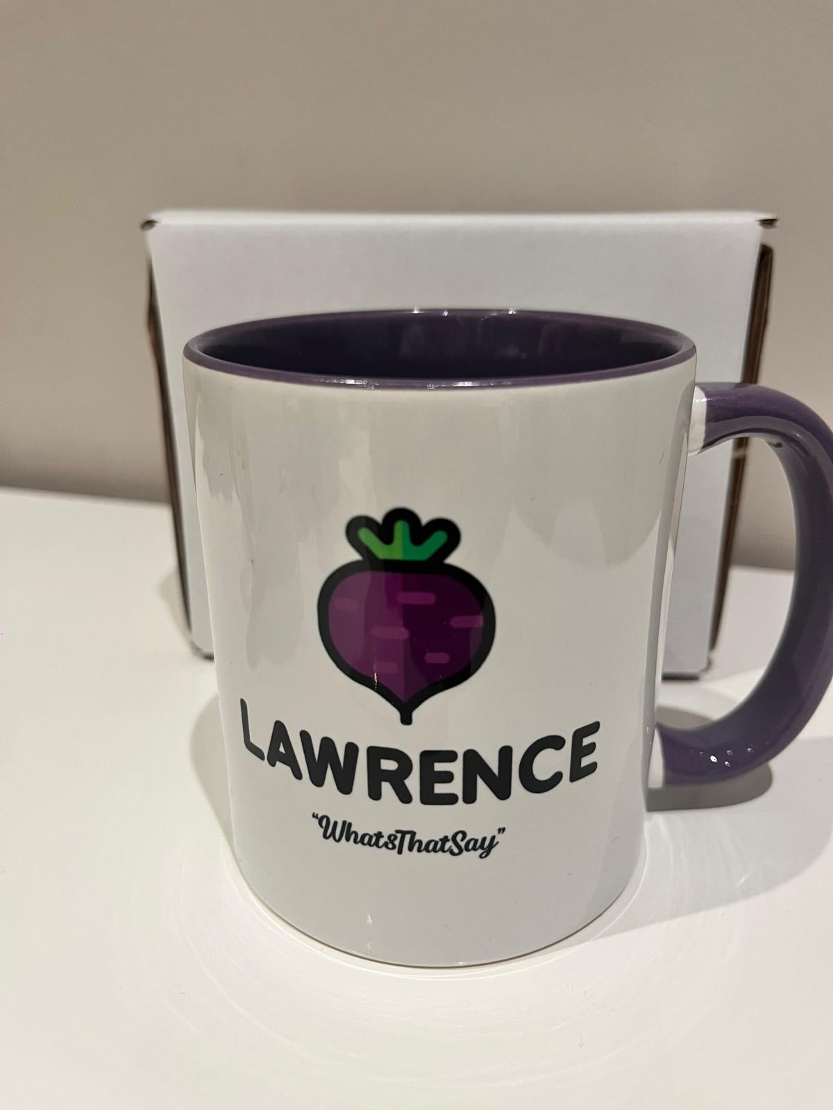 Purple Lawrence Mug