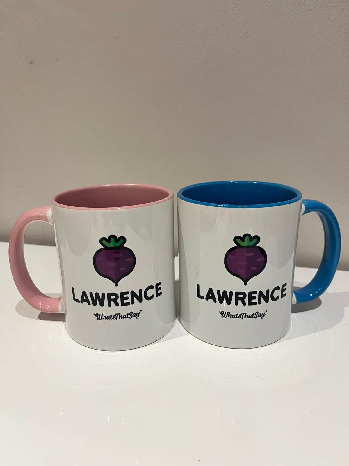 Pink Lawrence Mug